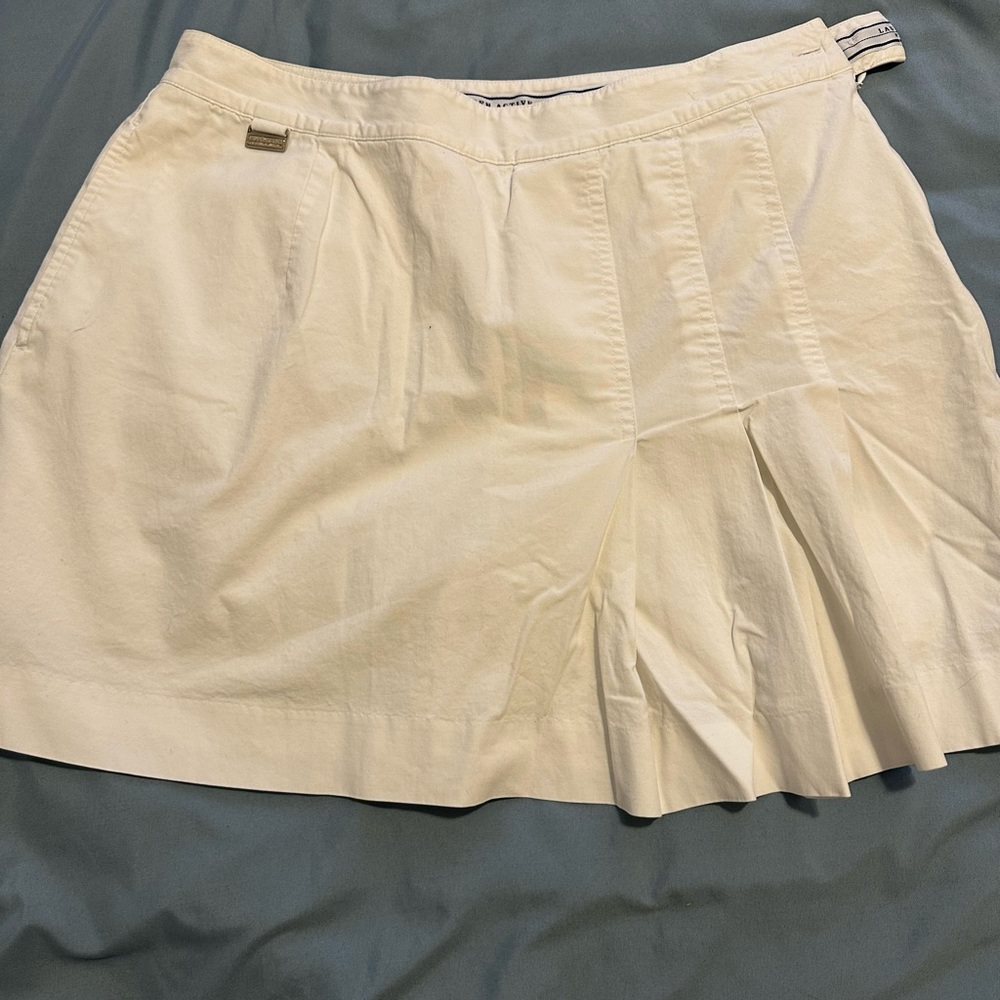White Ralph Lauren mini skirt